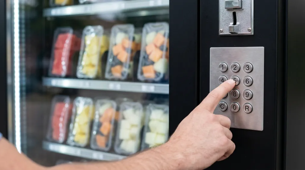 Fruta cortada Bollo en formato individual para vending